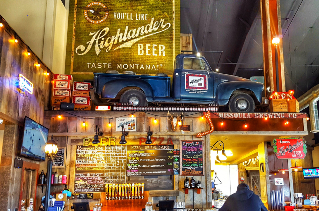 Highlander Beer by Missoula Brewing Montana Happy Hour